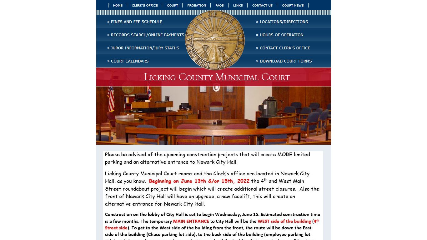 lcmunicipalcourt.com - ***Clerk of Courts office is hiring.